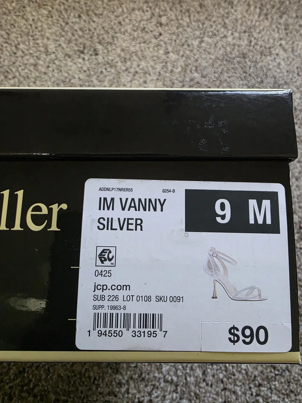 IM Vanny Silver Strappy Heeled Sandals